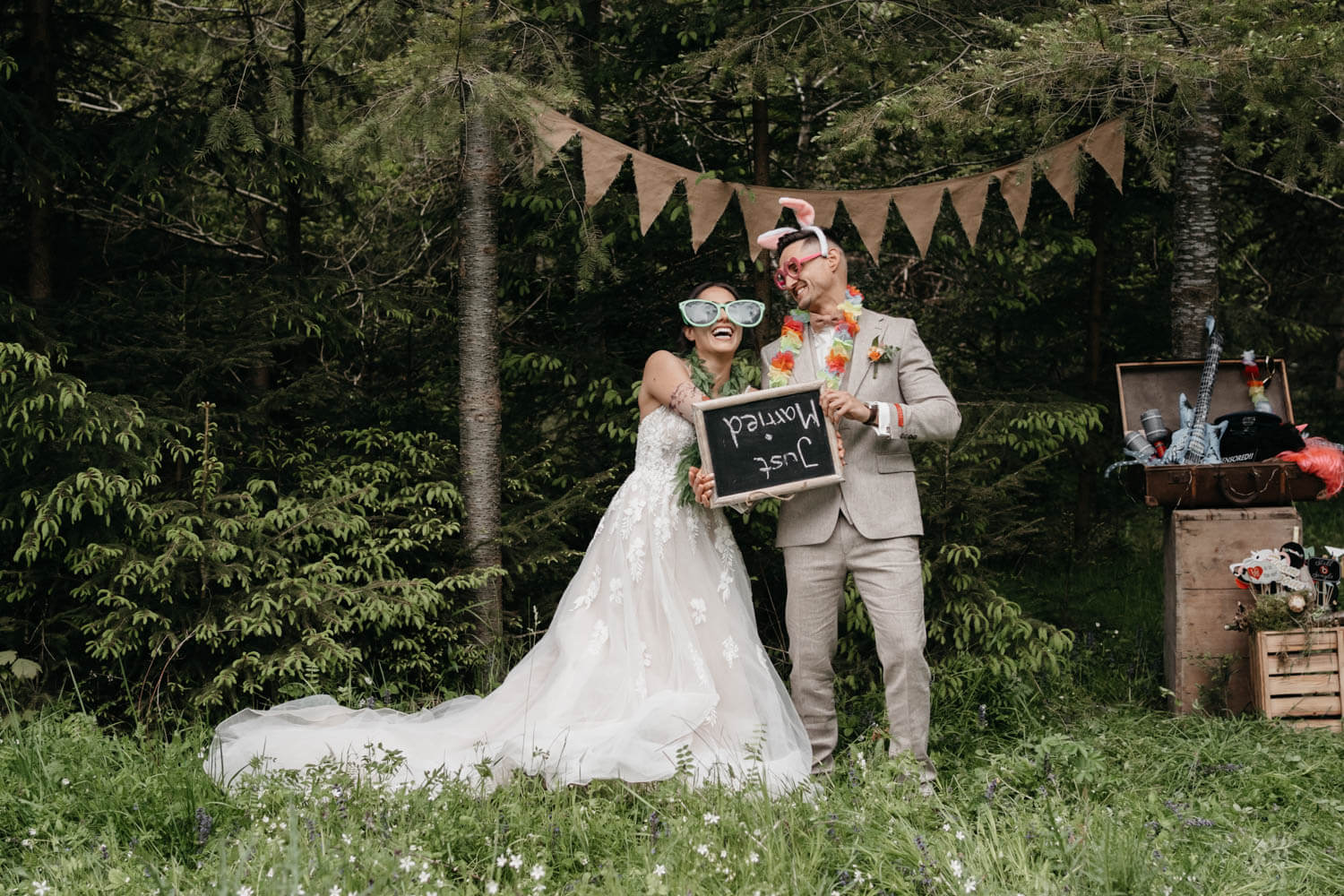 Vintage Fotobox Pose